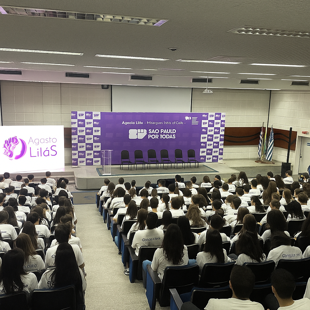 Palestra sobre saúde mental e bem-estar